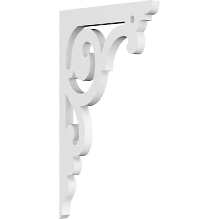 Ekena Millwork Hurley Architectural Grade PVC Bracket, 5/8"W X 7"D X 12"H BKTP01X07X12HU